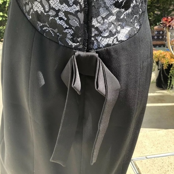 Robert Rodriguez Black Lace Back Dress SizeP - Picture 6 of 8